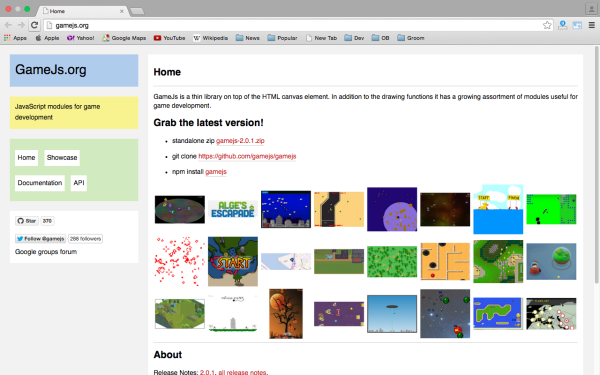 best HTML5 and javascript game engine libraries - gamejs