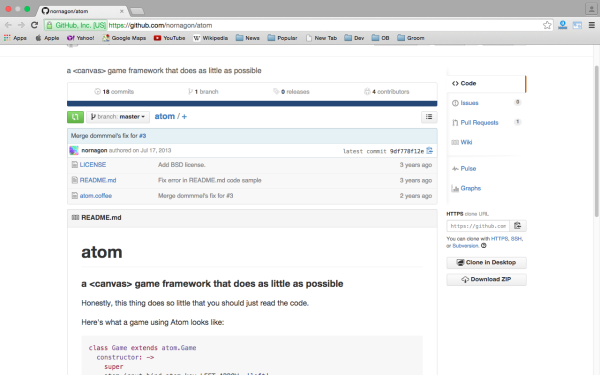 best HTML5 and javascript game engine libraries - atom