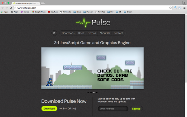 best HTML5 and javascript game engine libraries withpluse