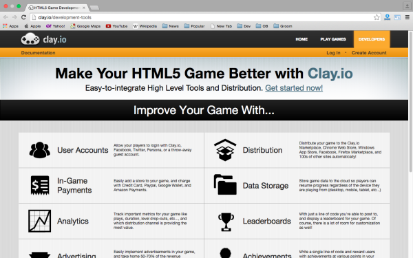 best HTML5 and javascript game engine libraries - clay